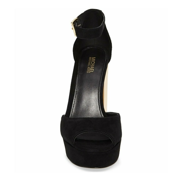 New! MICHAEL KORS Paloma Platform Sandals Peep-Toe - Picture 6 of 8